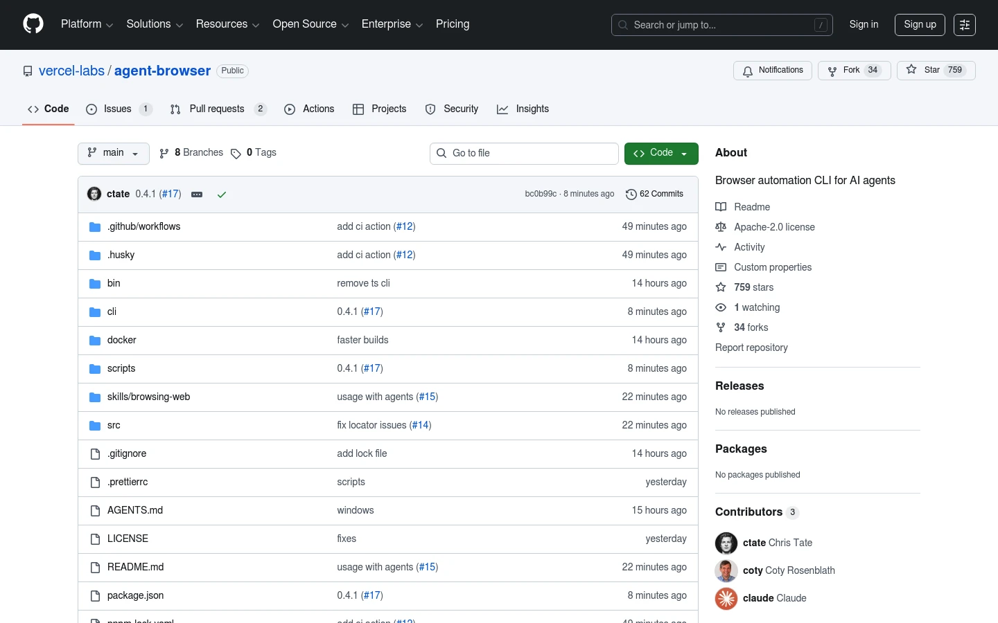 Agent Browser screenshot