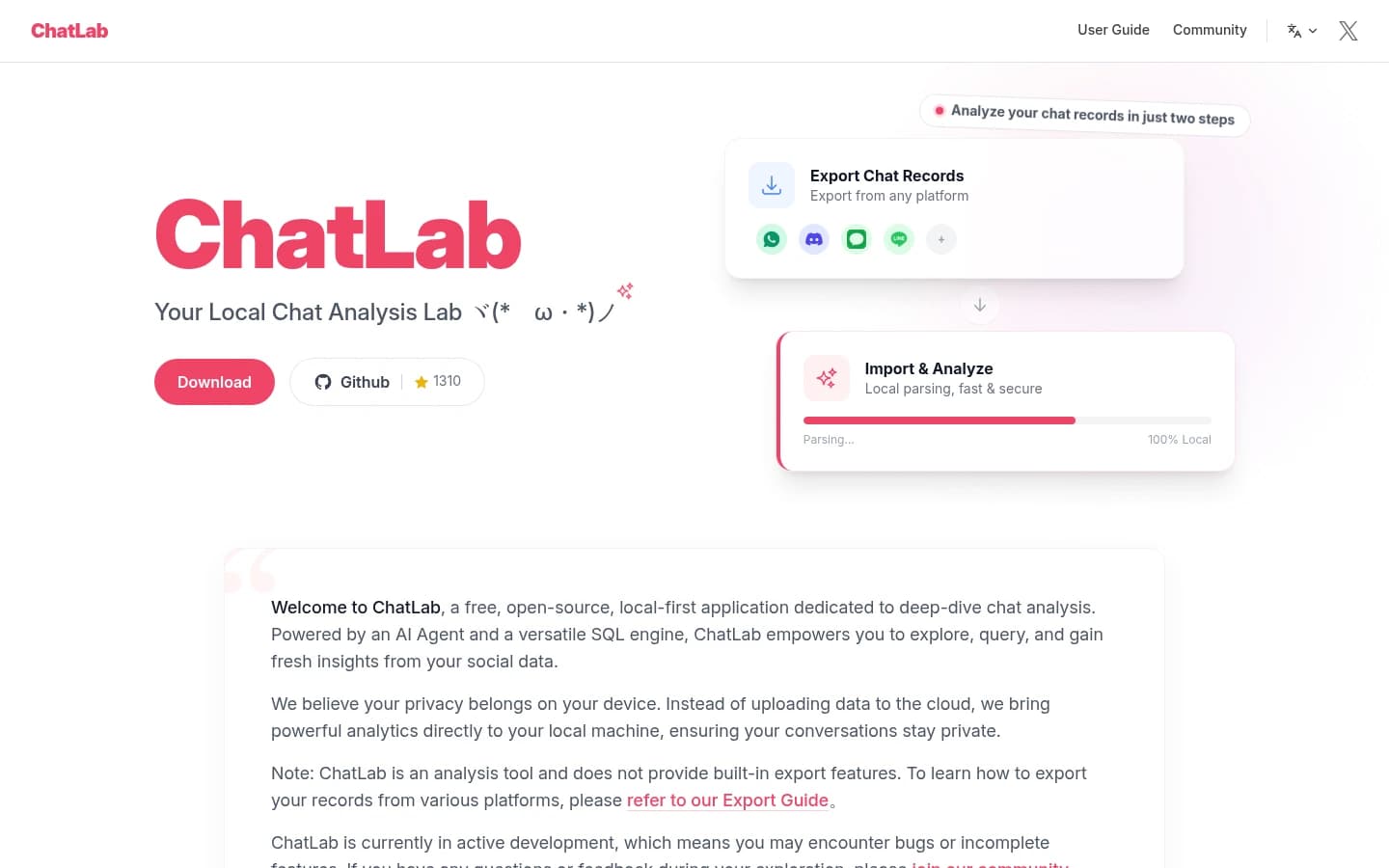 ChatLab screenshot