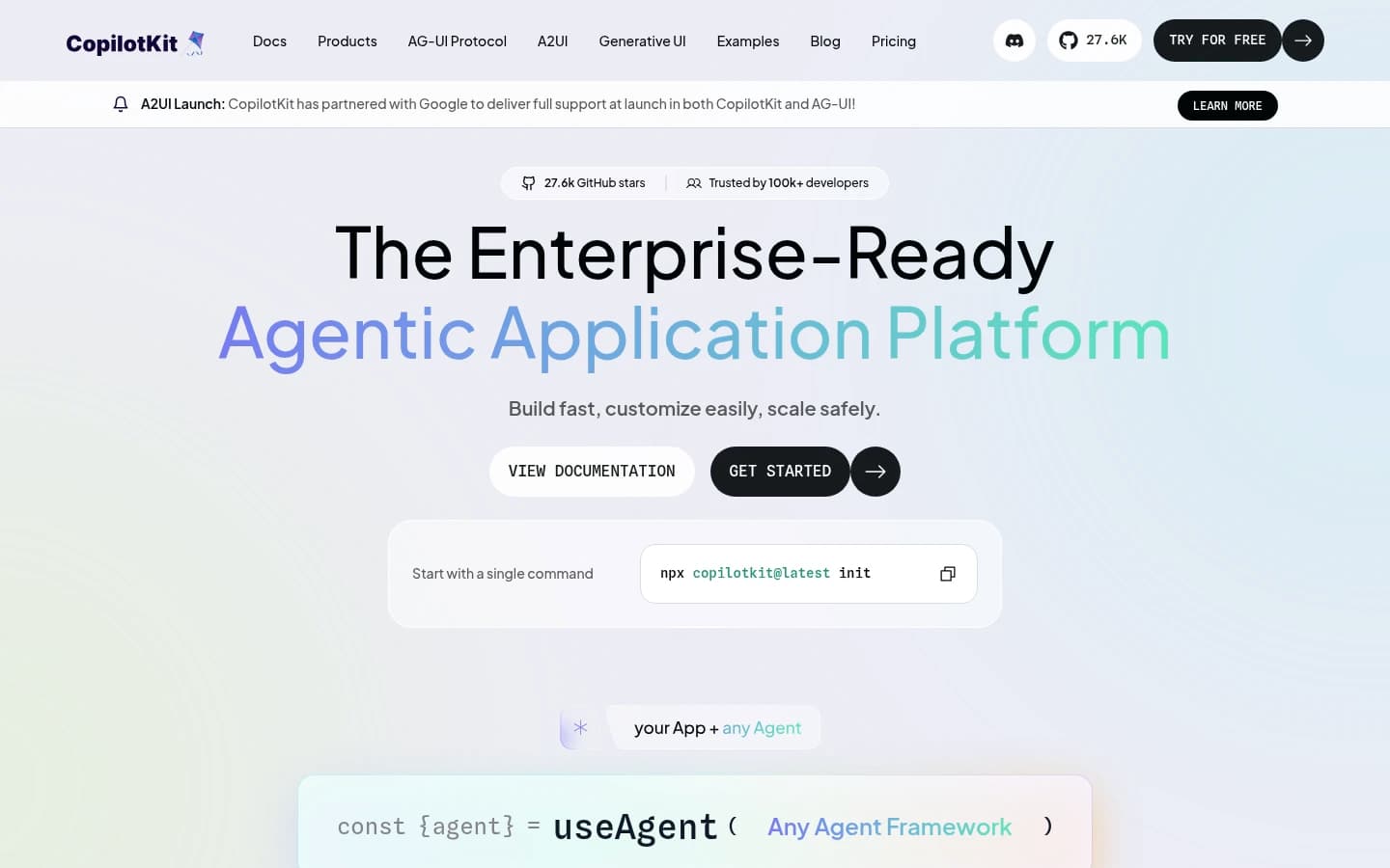 CopilotKit screenshot